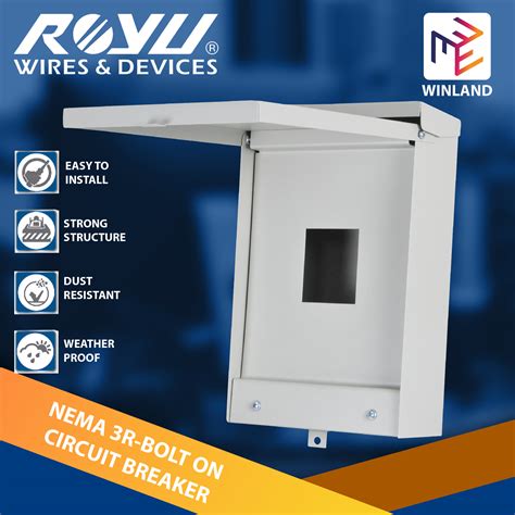 Royu By Winland Electrical Circuit Breaker Enclosure Nema R Bolt On