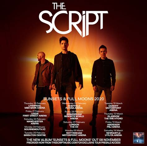 The Script Concert 2024 Tickets Price Livia Tricia