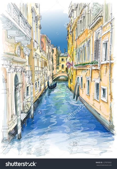 Canal Drawing at GetDrawings | Free download