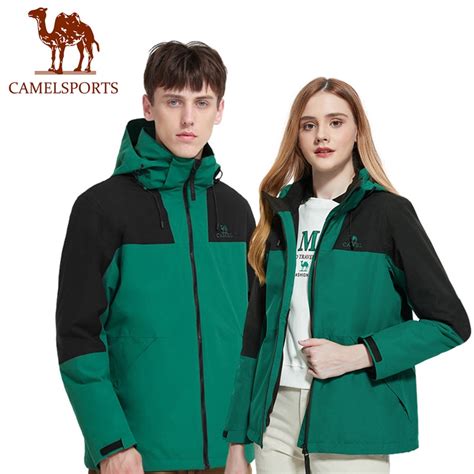 CAMEL SPORTS Homens Mulheres Caminhadas Casaco Impermeável Camping