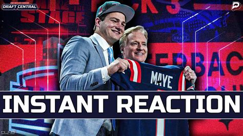 Instant Reaction Patriots Draft Drake Maye With 3rd Overall Pick Youtube