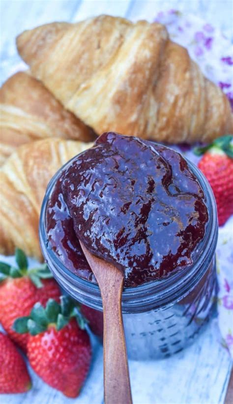 Easy Strawberry Jam Recipe No Pectin 4 Sons R Us