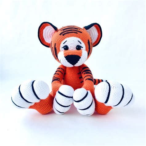 Tiger Amigurumi Crochet Pattern Pdf Tutorial Plush Hobby Horizon Haven