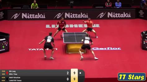 Ma Long Boll Timo Vs Nagy Krisztian Lakatos Tamas Iitf Men S