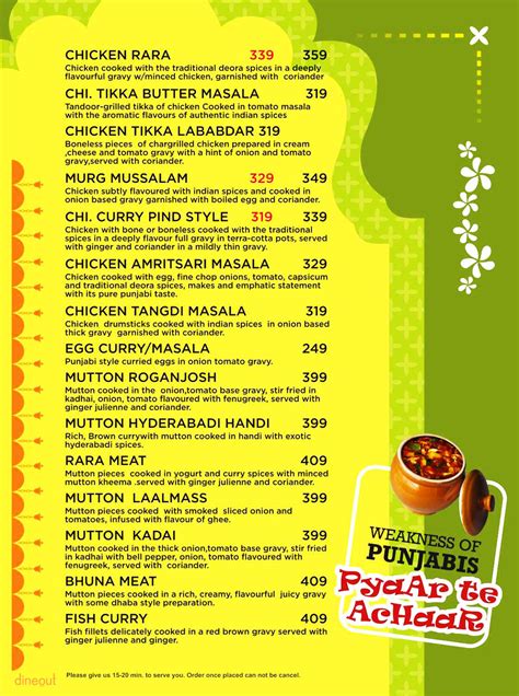 Menu of Pind Punjab, Hinjewadi, Pune | Dineout