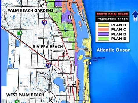 Evacuation Maps for Palm Beach County