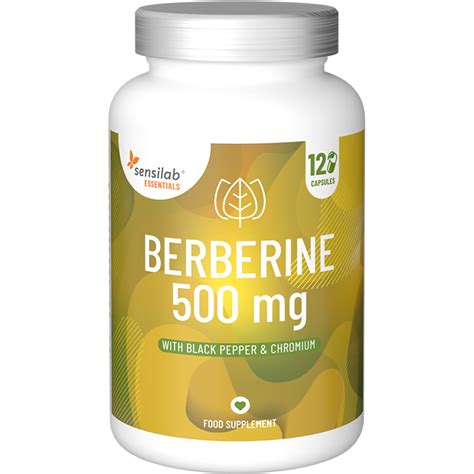 Essentials Berberine 500 Mg Berberin Tilskud Sensilab