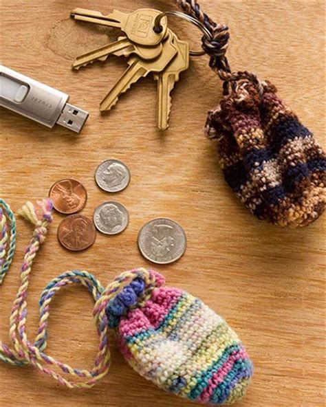 62 Easy Handmade Fun Crochet Pattern Keychains DIY To Make