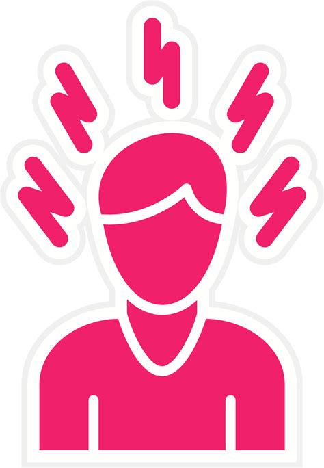 Stress Vector Icon Style 22439560 Vector Art At Vecteezy