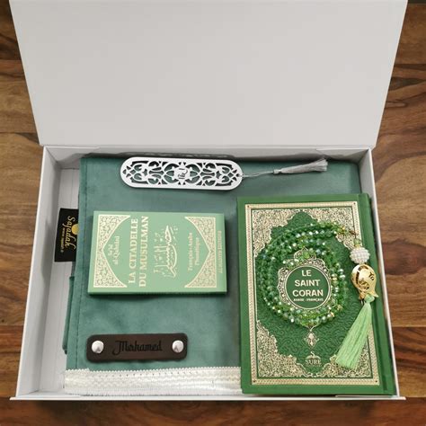 Coffret Tapis De Pri Re Vert Pin Sajadah