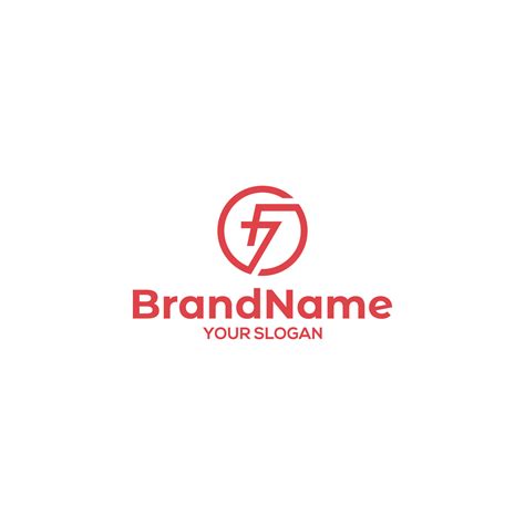 Circle F7 Logo Design Vector 20995854 Vector Art at Vecteezy