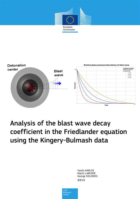 (PDF) Analysis of the blast wave decay coefficient in the Friedlander ...