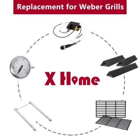 X Home 15 3 Inch Heavier Flavorizer Bars Replacement For Weber Spirit E