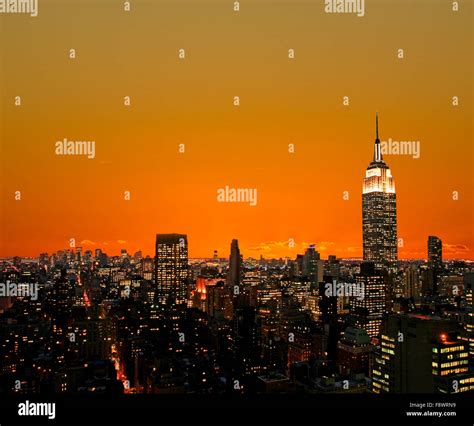 The New York City midtown skyline Stock Photo - Alamy