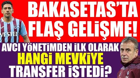 Trabzonsporda Bakasetasta flaş gelişme Avcı yönetimden ilk olarak