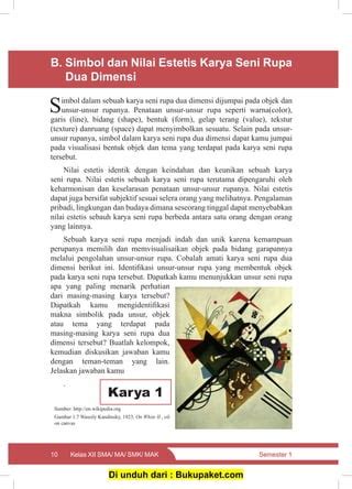 Bab Apreasiasi Karya Seni Rupa Dua Dimensi Pdf