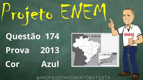 Enem Matem Tica Quest O A Figura Apresenta Dois Mapas Em Que