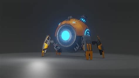 Sci Fi Ball robot model compact robot robot 3d model 3D model | CGTrader