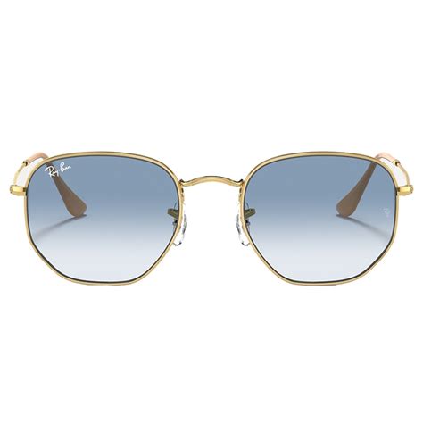 Óculos de Sol Unissex Ray Ban RB3548 001 3F Metal Dourado Lentes