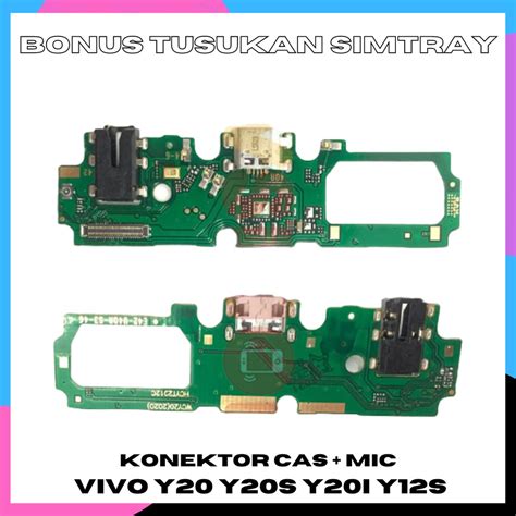 Jual PAPAN PCB FLEXIBLE KONEKTOR CAS CONECTOR CHARGER MIC HF VIVO Y20