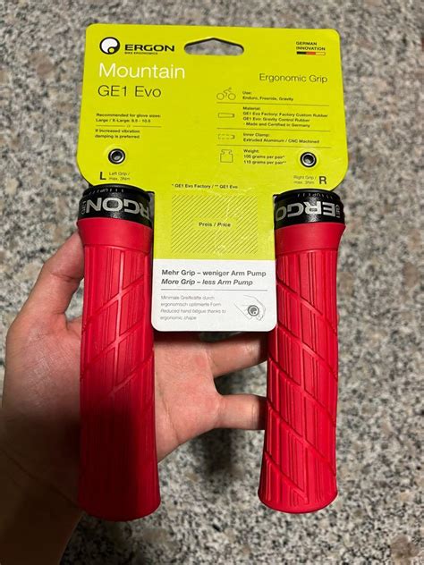 Ergon Ge Evo For Brompton Chpt Fire Red Sports Equipment Bicycles