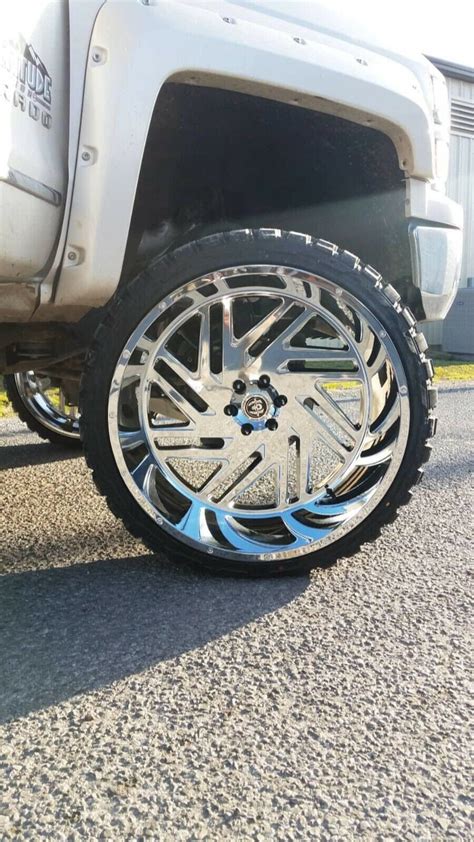 22x12 Chrome Hardcore HC11 Axel Offroad Rims Wheels 6x139 7 6x5 5 24