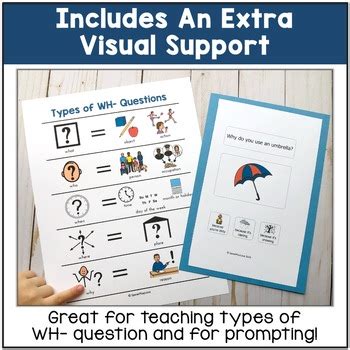 Wh Questions With Visual Choices Speech Therapy Bundle Of Set