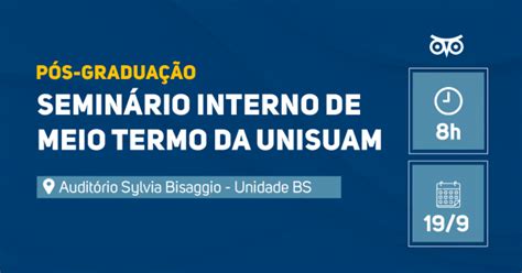 Seminário Interno de Meio Termo da UNISUAM PPGCR em Rio de Janeiro Sympla