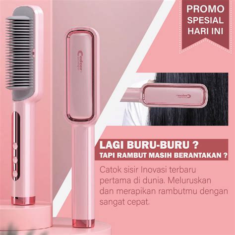 Jual Smooth Sisir Catok Beli Dapat Rambut Lurus Catokan Pelurus