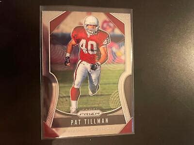 Pat Tillman Panini Prizm Base Card Arizona Cardinals M Ebay