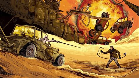 1128906 Illustration Car Movies Comics Mad Max Fury Road Mad Max Art Screenshot Comic