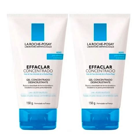 Kit Limpeza Facial La Roche Posay Effaclar Gel Concentrado 150g C 2 Unidades Drogaria Sao Paulo