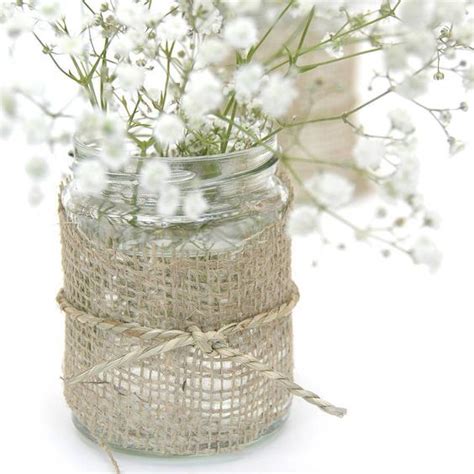 Image Result For Candles Covered In Hessian Flowers In Jars Hessian