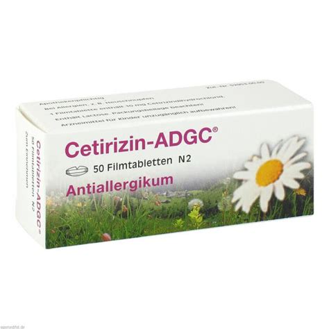 Cetirizin Adgc Filmtabletten St Preisvergleich Pzn