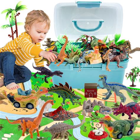 Dinosaur Toys, Toys for Kids Girls Boys 3-6 Years, Educational Realistic Dinosaur Play Set, Gift ...