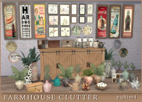 Farmhouse Clutter The Sims Custom Content