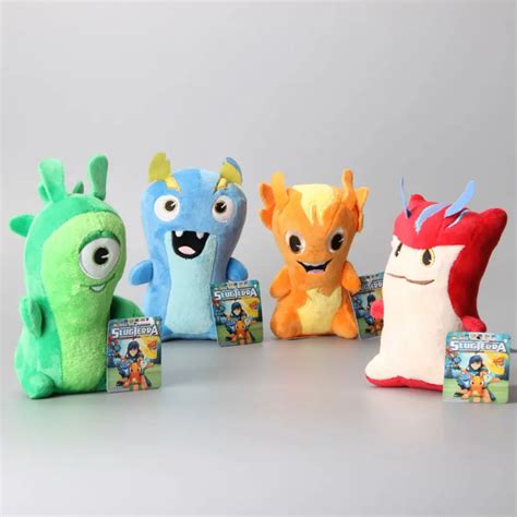 4pcs/Set New Slugterra Plush Doll Stuffed Toy Bludgeon Burpy 6" 15cm-in ...