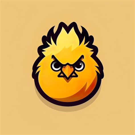 Baby Chick Logo Esport And Gaming Vector Mascot Design Generative Ai