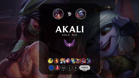 Akali Mid Vs Tristana Euw Master Patch 13 4 Youtube