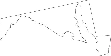 Maryland State Map - Free vector graphic on Pixabay