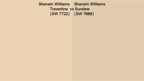 Sherwin Williams Travertine Vs Sundew Side By Side Comparison