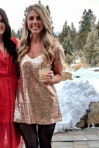 Light Up The Night Champagne Sequin Shift Dress Dresses Shift Dress