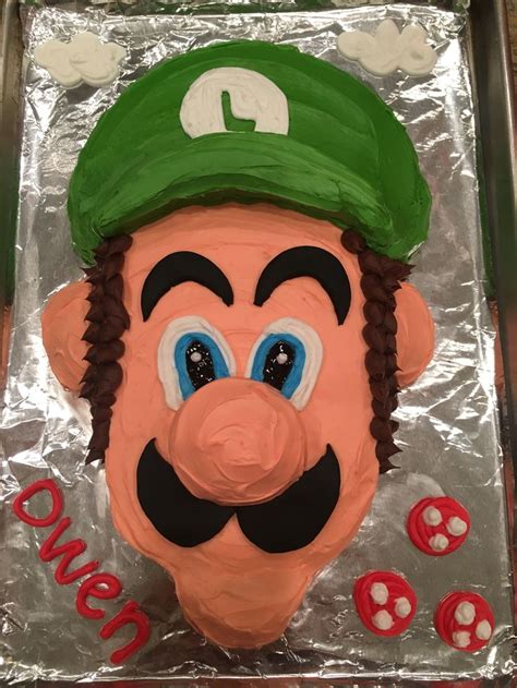 Luigi Birthday Cake Luigi Birthday Cake Luigi Mario Characters