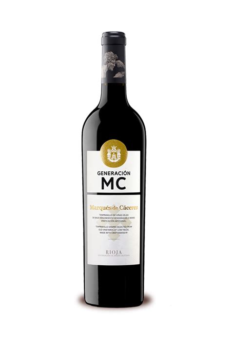 Vins rouges Rioja MARQUÉS DE CÁCERES Crianza Reserva MC Gaudium