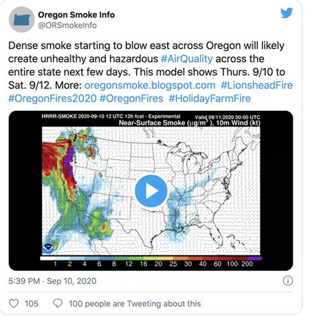 Wildfire Smoke Brings Record Poor Air Quality to Oregon - My Oregon News