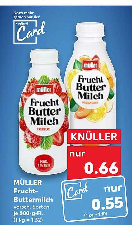 Müller Frucht buttermilch Angebot bei Kaufland