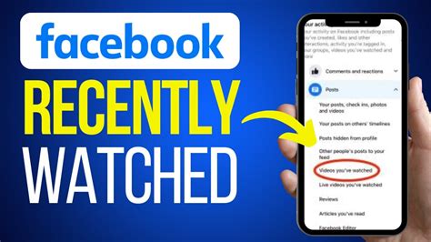 How To Find Recently Watched Videos On Facebook 2024 UPDATE YouTube