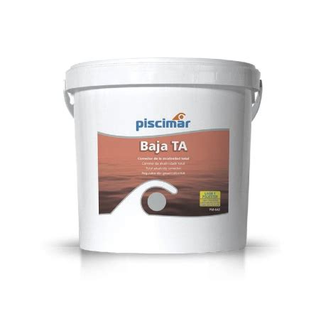 Reductor De Alcalinidad Piscimar Baja TA PM 642 8 Kg