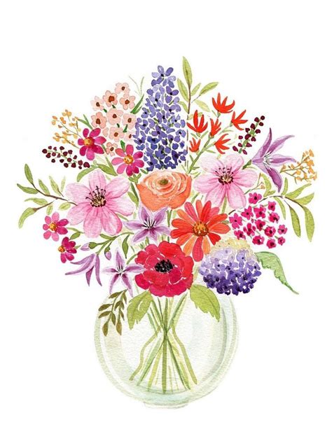 Janna Krupinski Jennifer Nelson Artists In Watercolor Flower