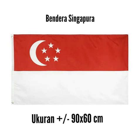 Promo Bendera Negara Singapura Ukuran Cm X Cm Diskon Di